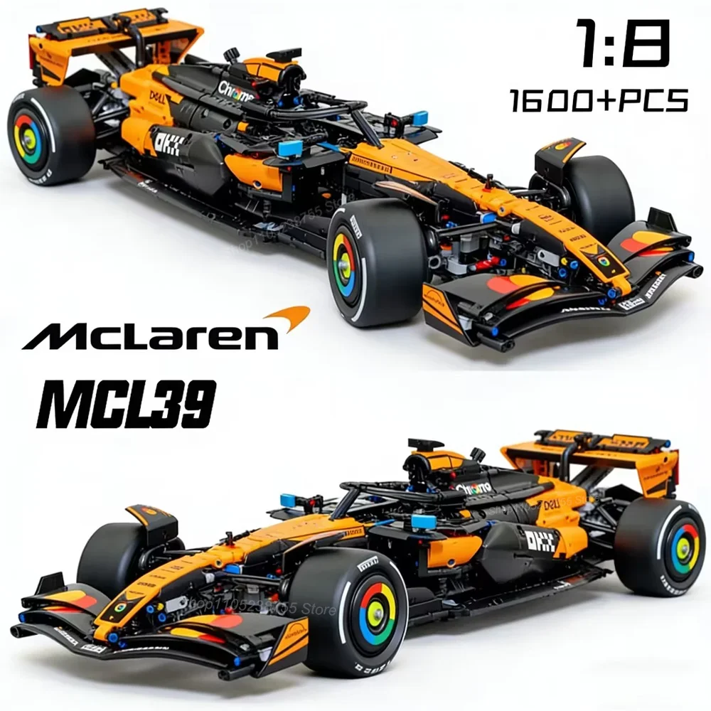 

Новинка 2026: Конструктор «Суперкар» — Техническая модель гоночного автомобиля MCL39 (оранжевый). Игрушка-подарок для детей на день рождения.
