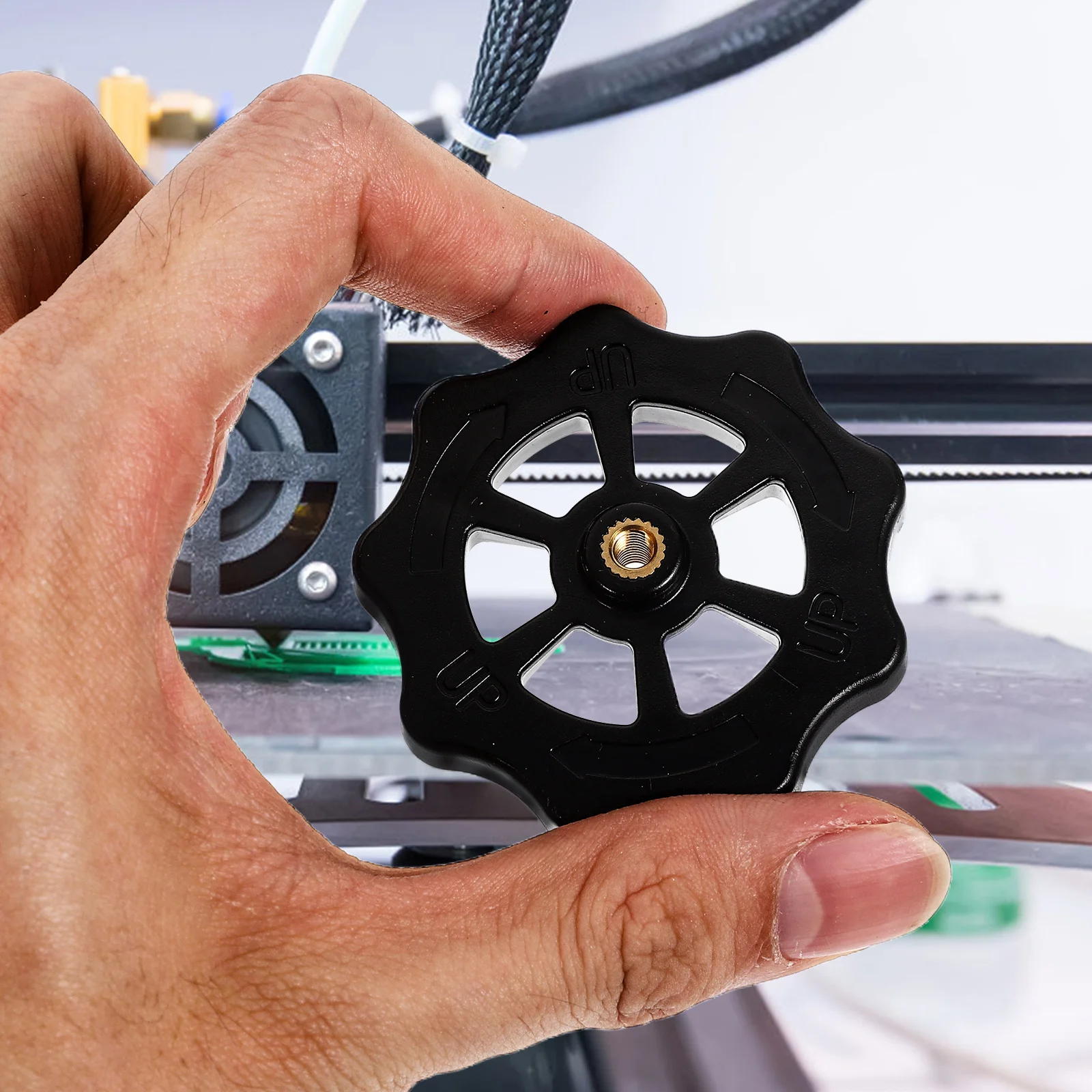 

4Pcs Leveling Screw Nut Set for 3D Printer Heated Bed Professional Adjustment Kit Keeps Hot Bed Stable Reliable Performance