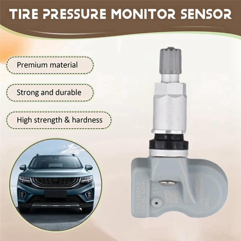 

6608064280 Tire Pressure TPMS Sensor For Geely Okavango L VX11 L 2022-2024 For Atlas COOL Galaxy L6 L7 Atlas