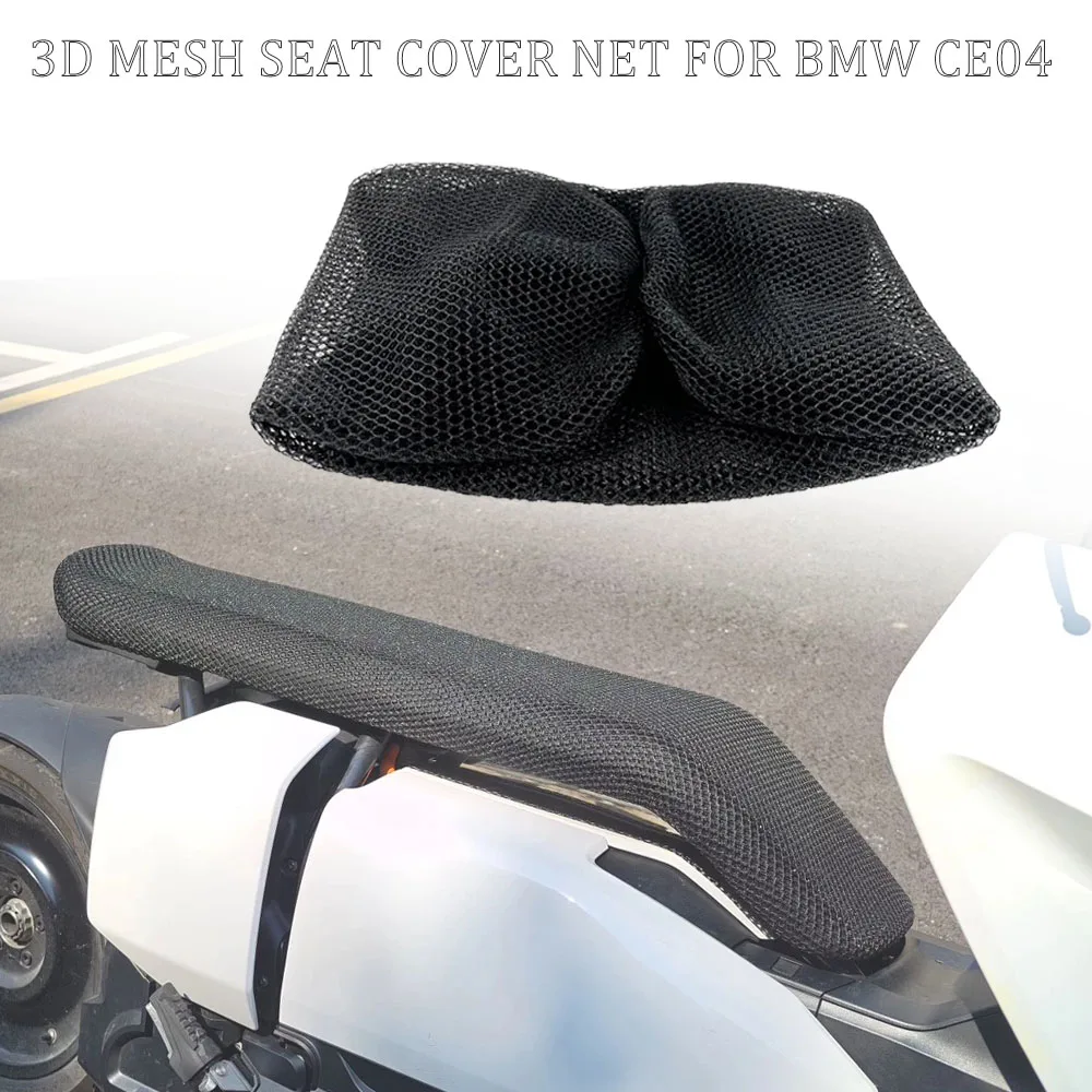 

Motorcycle Accessories For BMW CE04 CE 04 Rear Seat Cowl Cover 3D Mesh Net Sunproof Protector