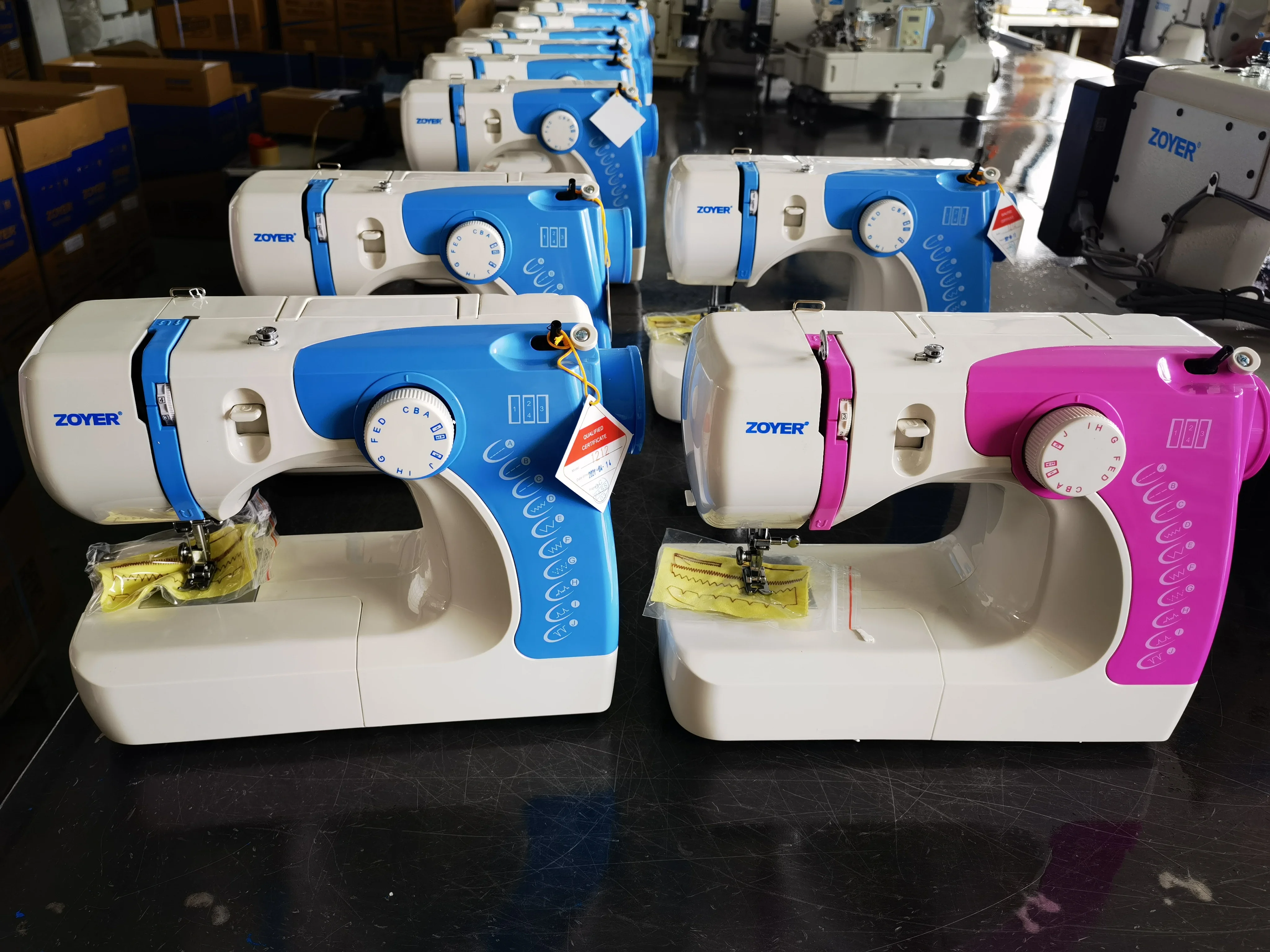 ZY6101 Multi-Function 12-Stitch Button Holing New Single Needle Motor Core High-Speed Household Sewing Machine