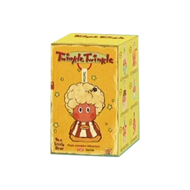 POP MART 123 Star Man Series Plush Pendant Blind Box Mystery Box Guess Bag Toys Anime Figure Doll Cute Ornaments Birthday Gift