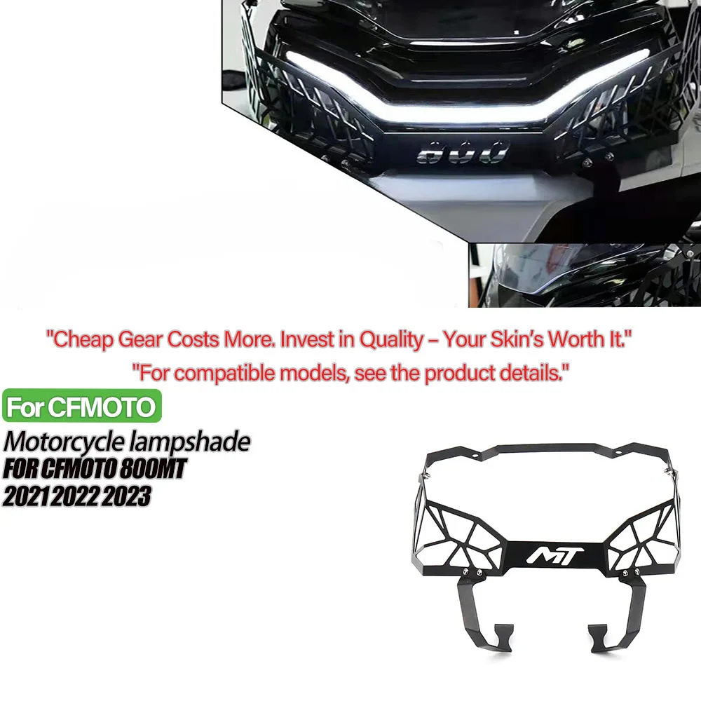

800MT For CFMOTO 800MT 800MT 2021 2022 2023 Steel Headlight Cover Guard Protector Grill Grille Protection Motorcycle Accessories