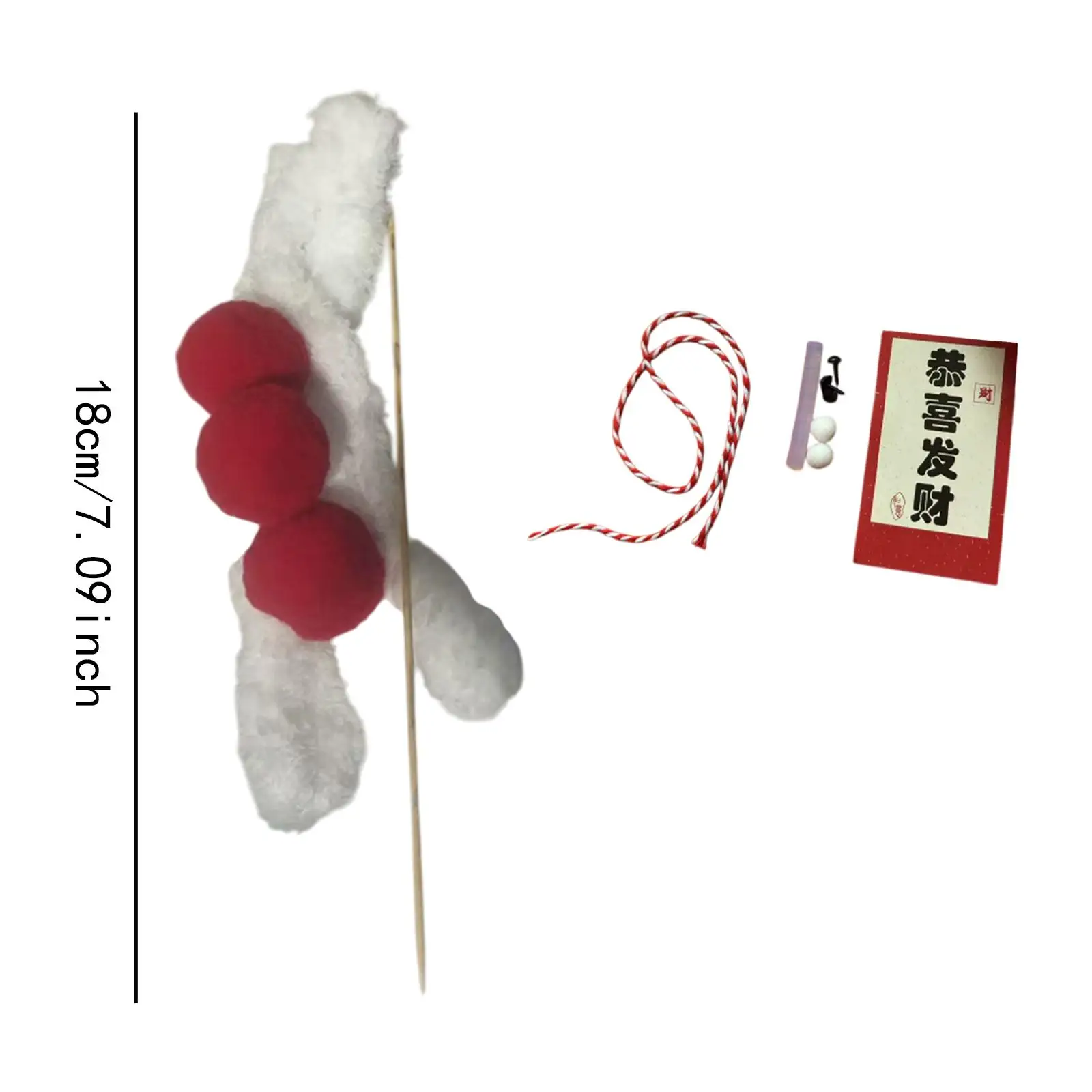 ของเล่นทำความสะอาดท่อรูปสุนัขหุ้มน้ำตาล ของเล่นแท่งบิดงอได้ น่ารัก วัสดุแพ็คเกจสำหรับของขวัญงานเทศกาล