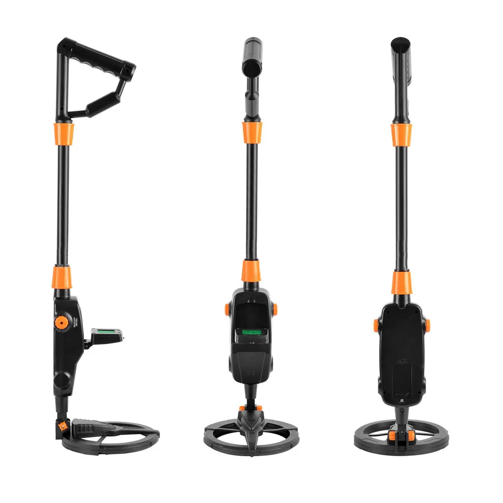 MD-1008A Underground Metal Detector High Sensitivity Gold Treasure Hunter with Sound & Light Alarm for Outdoor Treasure Hunting