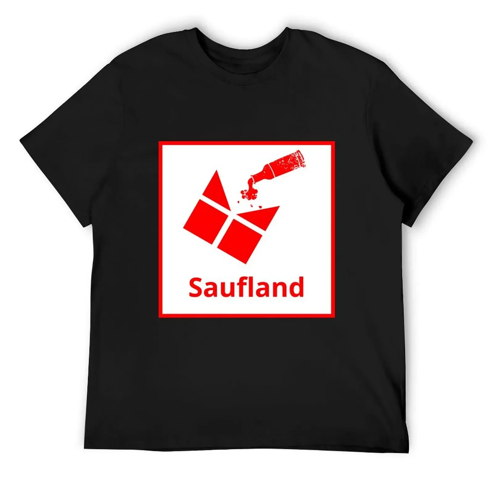 

Saufland/Kaufland party design, joke, logo, T-Shirt tees customs mens funny t shirts