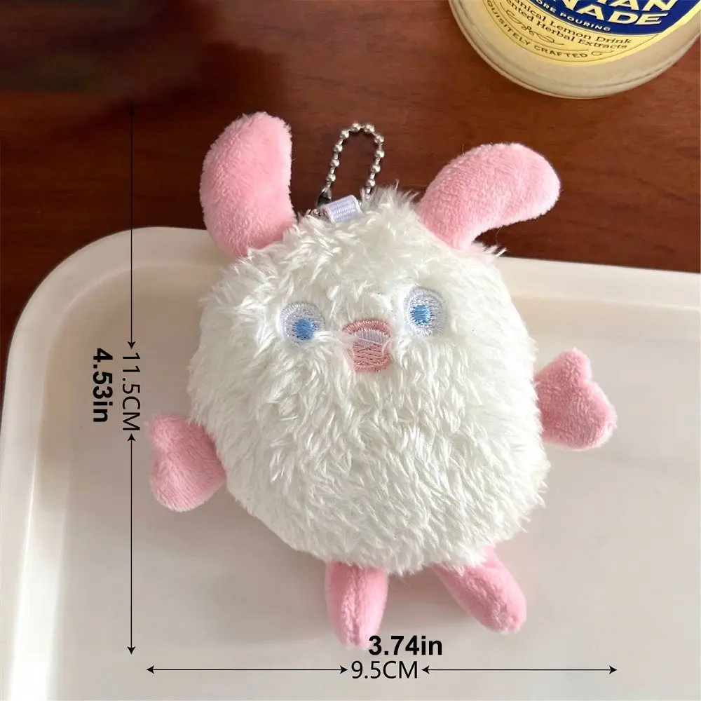 Fashion Snow Mon-ster Pendant Soft Hanging Bags Decor Snow Mon-ster Keychain Cute Creative Bag Pendant