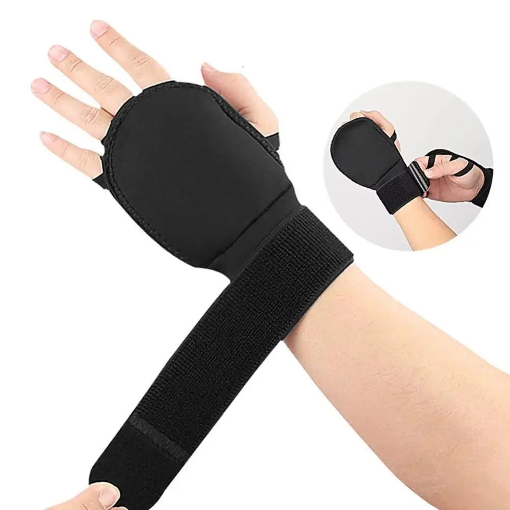 1Pair Freely Adjustable Weighted Gloves Dirt-resistant Built-in Fine Sand Boxing Wrist Guards Comfortable 5 Elastic Bands