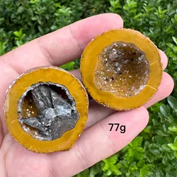 Natural Colorful Zhanguo Red Agate Geode Polished Onyx Quartz Crystal Reiki Healing Stone Gift Room Decor