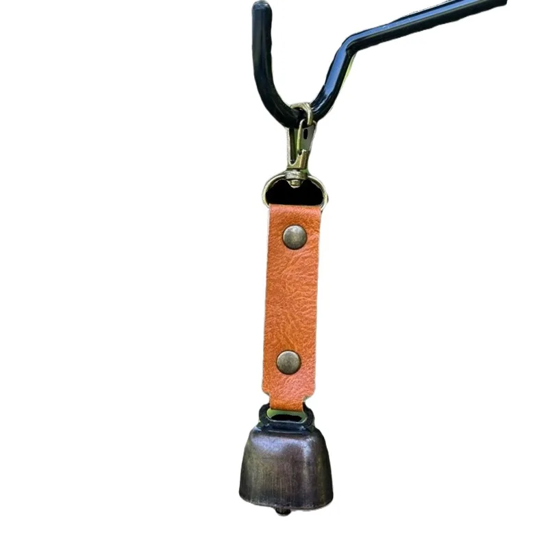 Outdoor anti drive bear bell camping atmosphere wind chime pendant keychain accessories hiking reminder bell pet pendant bell