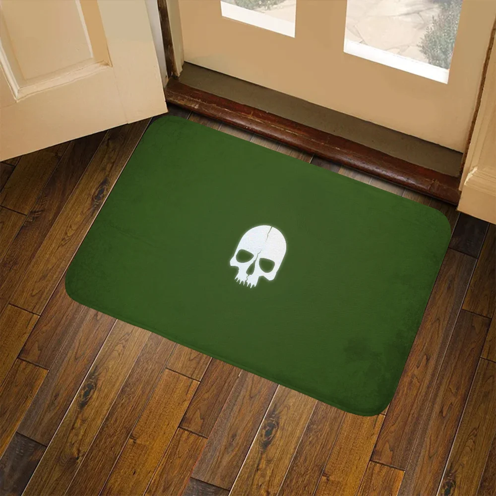 

Skull Entrance Mat for Hallway on the Floor Bathroom Carpet Doormat Entrance to Home Accsessories Custom Front Door Mat Outdoor