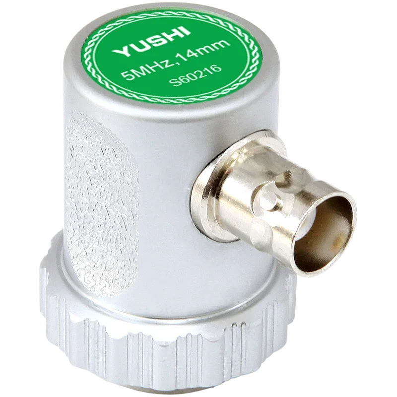 YUSHI NDT مجسات كاشف الخلل محول الطاقة بالموجات فوق الصوتية 5 ميجا هرتز محول الطاقة بالموجات فوق الصوتية مسبار شعاع مستقيم #4