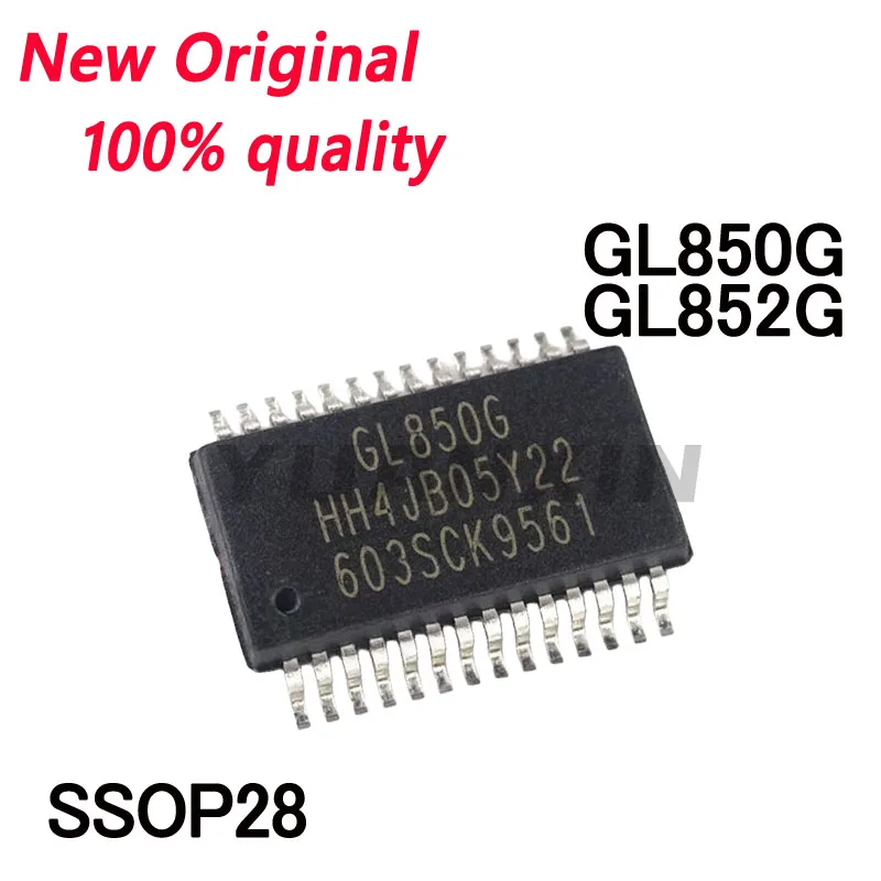 5/PCS New Original  GL850G GL852G SSOP28 USB 2.0 central controller chip In Stock