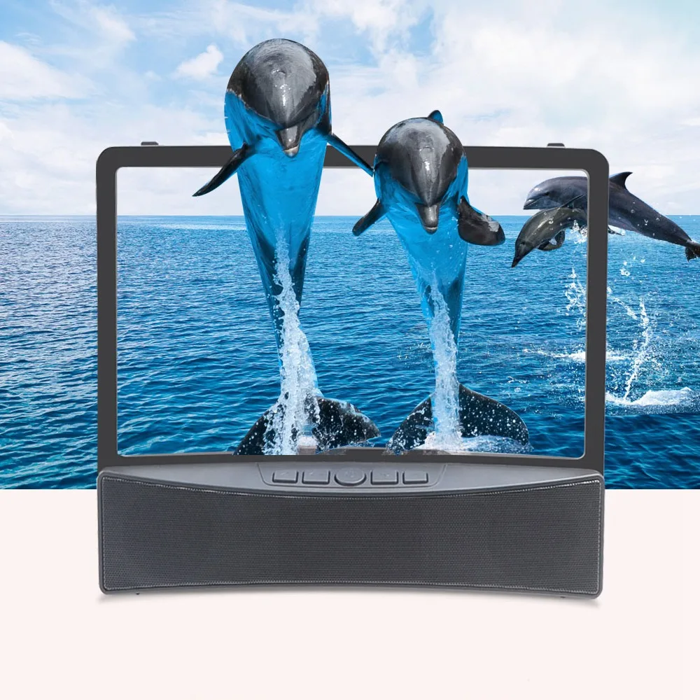 

BTLIFE-10 Inch Phone Screan Amplifier HD Lens Mobile Phone Curved Screan Amplifier Built-In Bluetooth Speaker