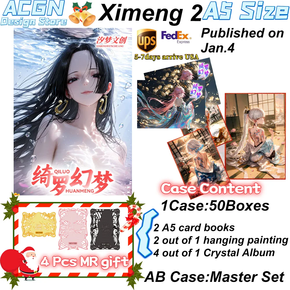 

Wholesale 2025 Ximeng Cultural Qiluo Fantasy II Bullets A5 Acrylic Color Papar ACG CCG TCG Hobbies Gifts