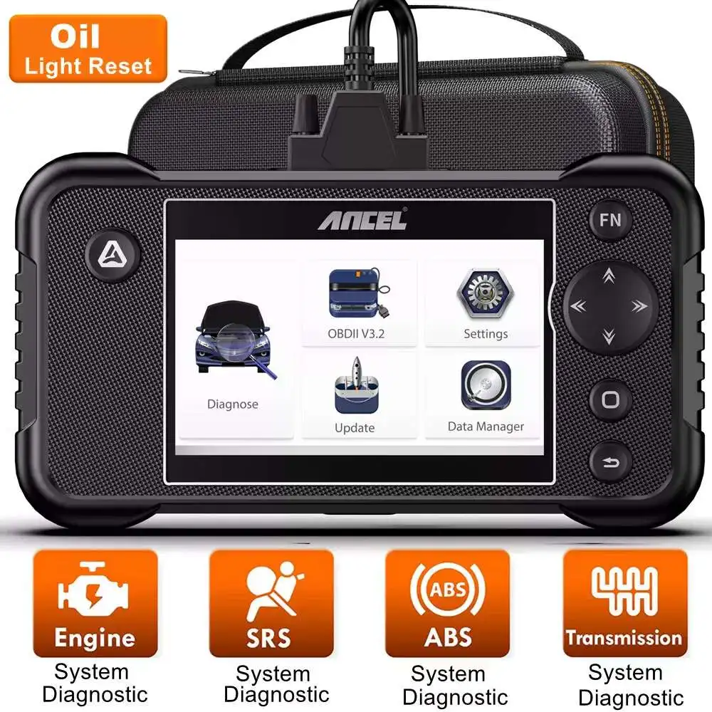 

ANCEL FX3000 Elite автомобильный сканер OBD2 ABS SRS двигатель TCM диагностический инструмент масло сброс автомобильный сканер OBDII автомобильные диагностические инструменты