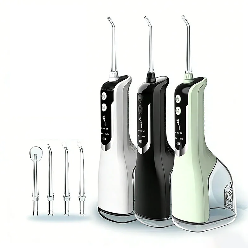 

Household Rechargeable Portable Oral Irrigator Water Flosser with Intelligent Display for Teeth Cleaning or Tartar Removal