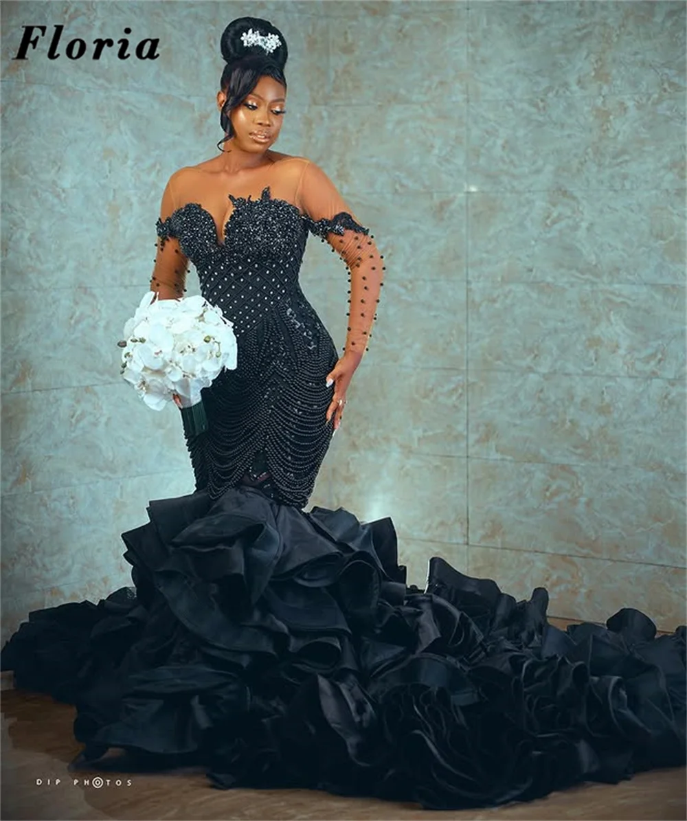 Màu Xanh Hải Quân Satin Mới Nổi Tiếng Áo Dài Tự Làm Dubai Váy Đầm Dạ Nữ Đảng Ban Đêm 2020 Chính Thức Vũ Hội Đồ Bầu áo Choàng