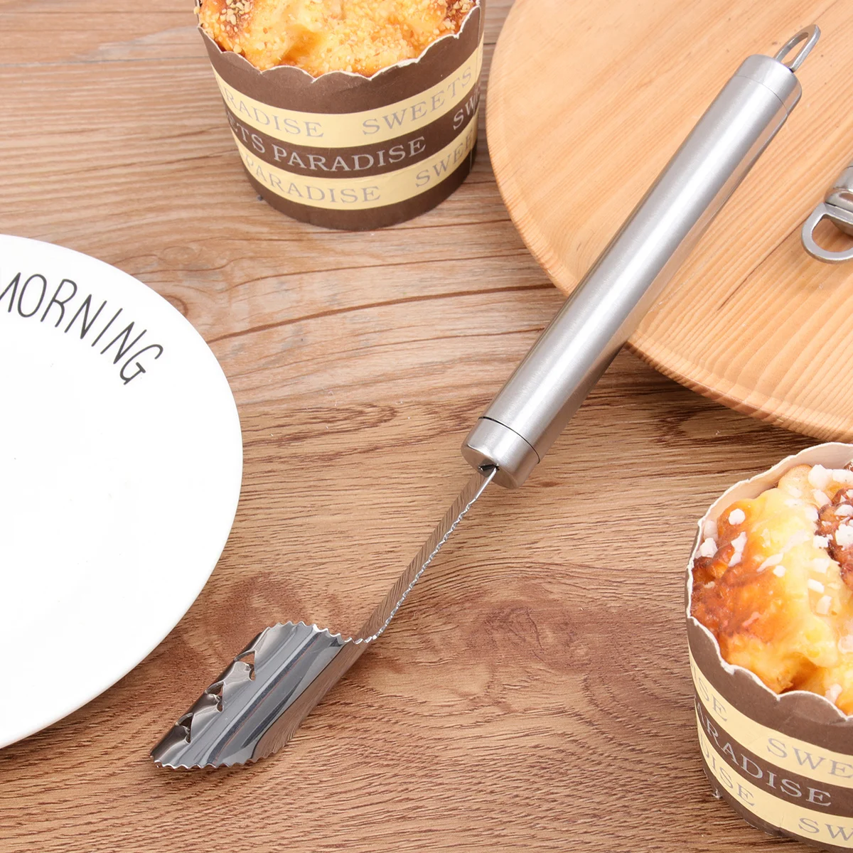 

2pcs Pepper Corer Stainless Steel Core Extractor For Kitchen Use Multi-Purpose Chili Cucumber Tomato Apple Coring Tool Gadgets