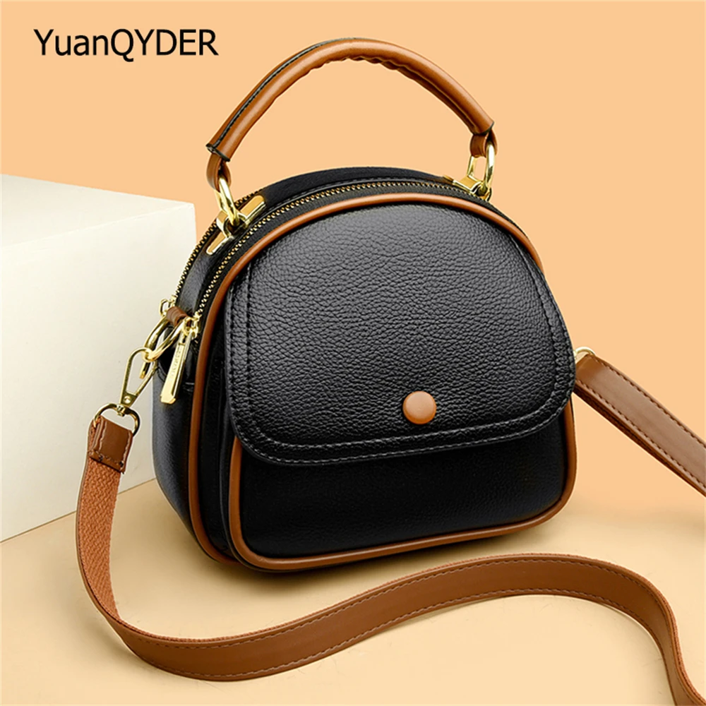 

Solid Color Multifunctional Ladies Shoulder Bag Luxury Designer High Quality Leather Ladies Handbag Fashion Women Crossbody Bags