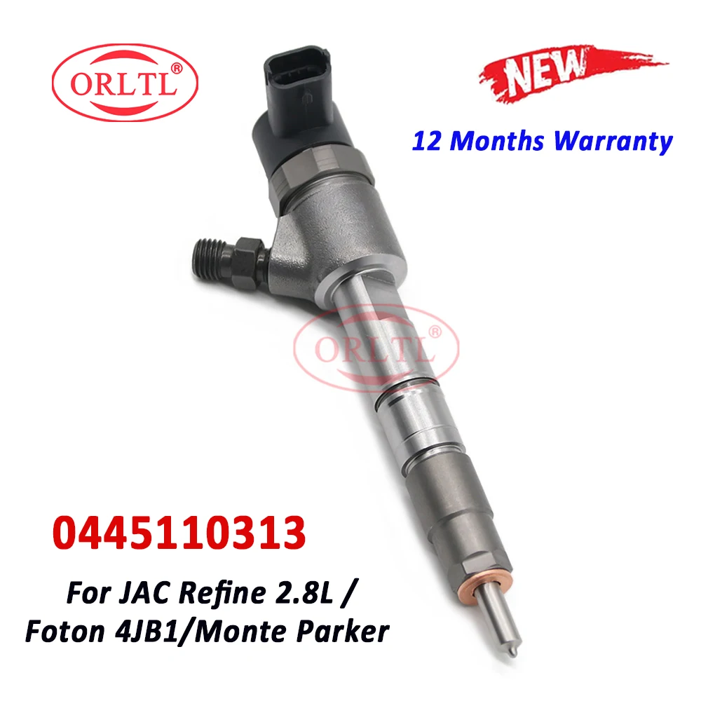 ORLTL 0 445 110 313 Diesel Fuel Injector 0445110313 Nozzle FOR JAC Refine 2.8L Foton 4JB1 Monte Parker 0445 110 313