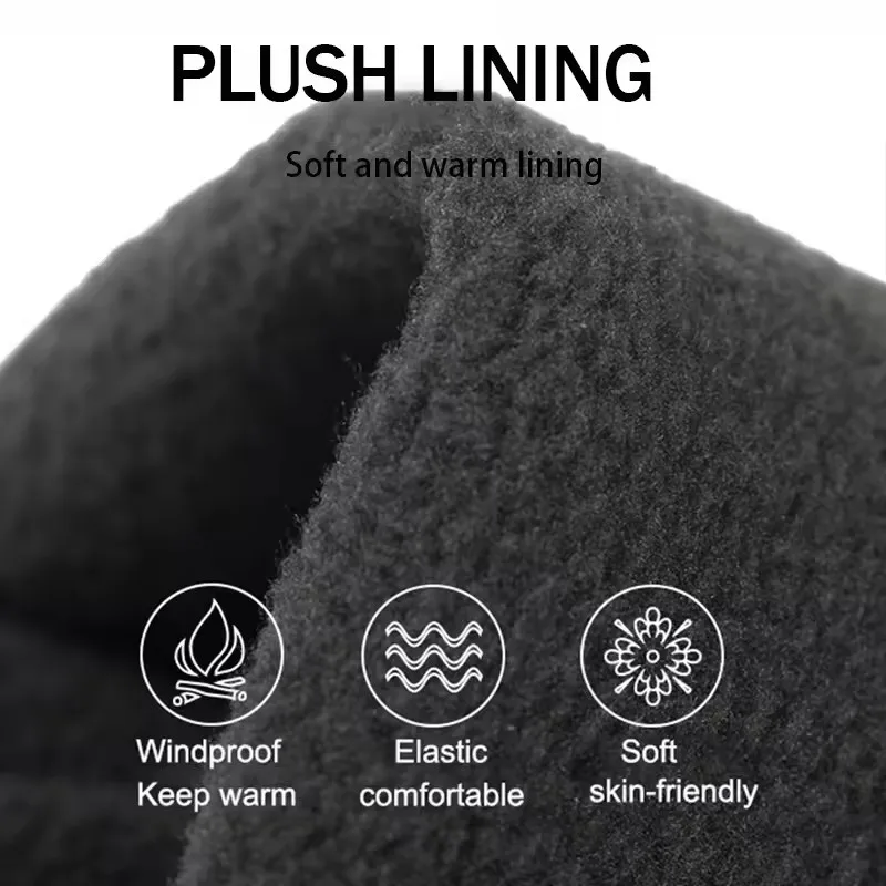 Winter Warm Gloves Touch Screen Windproof Cold-proof Cycling Gloves Men's Women's Running Hiking Skiing Unisex Gloves