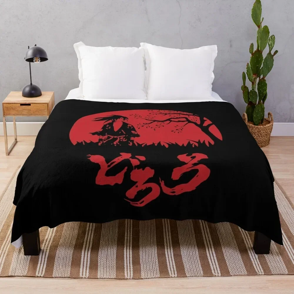 Dororo Throw Blanket valentine gift ideas wednesday Plaid on the sofa Hair Blankets