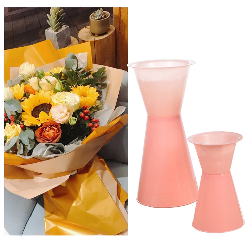 Vases Sword Bucket Bouquet Bottom Holder For Wedding Decorations DIY Wedding Flower Floral Rack Bridal Accessories