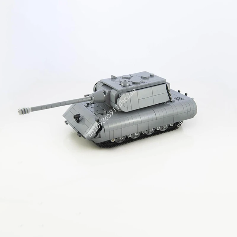 

1201 шт. MOC Panzerkampfwagen E-100 Tank Maus Turret Education собрать строительные блоки Рождественский подарок образовательные