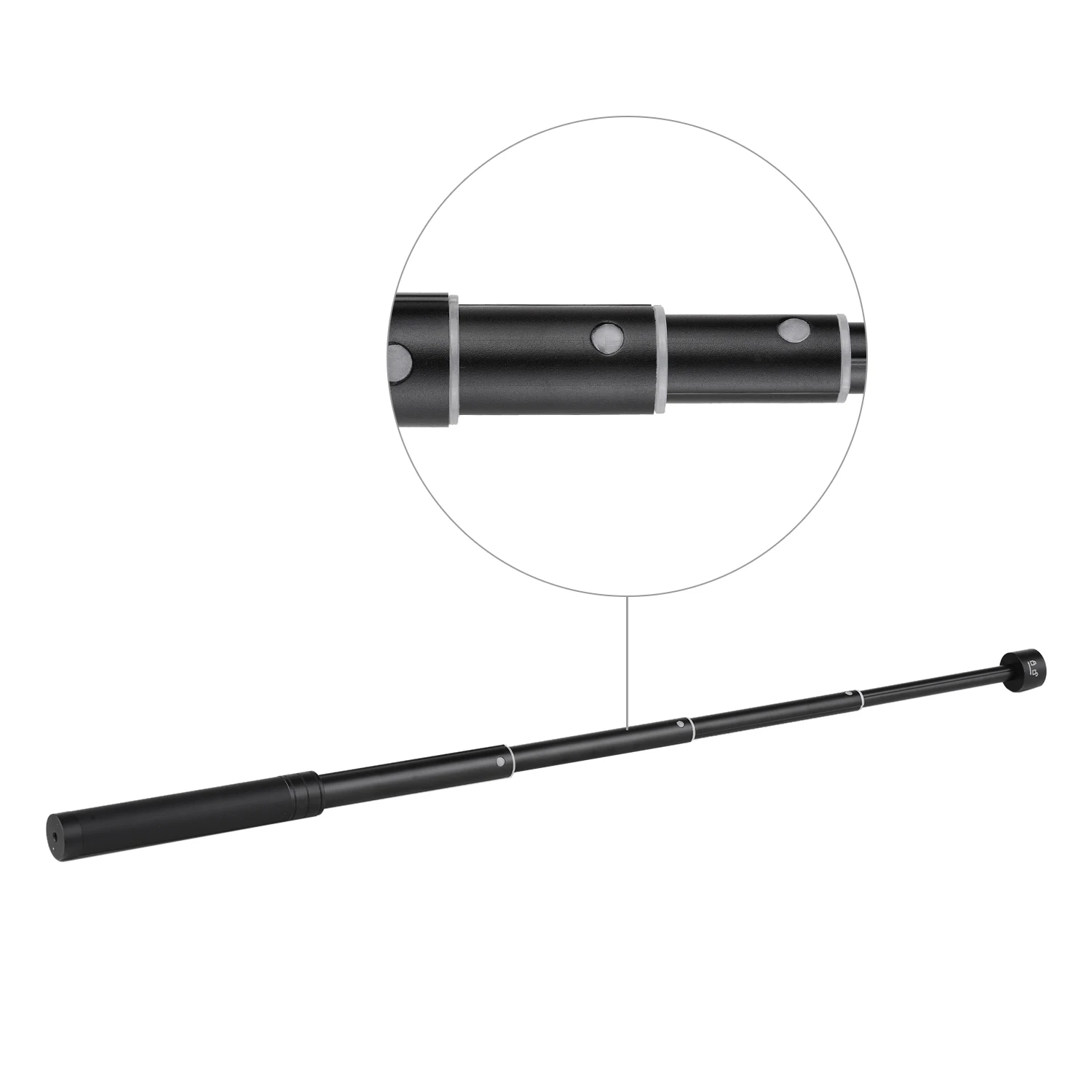 Telescopic Stabilizer Extension Rod Max. Length 73cm Aluminum Alloy Pole with 1/4 \