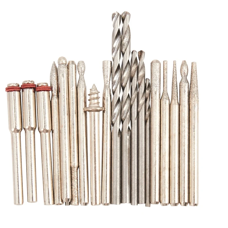 A23T 147 Pcs Rotary Tool Accessories Set, Electric for Grinder Kit for Dremel, Grinding Carving Polishing Bits, 3.2mm Shank,
