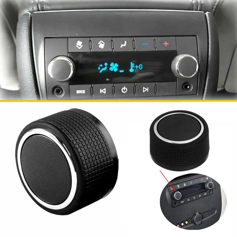 Car Audio Radio Volume Control Knob Dial Tuner Volume Rotary Knob Button Switch Cap For 2009-13 Buick Enclave Rear Volume