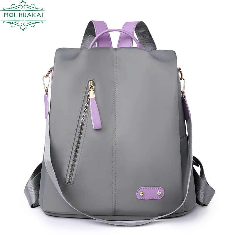 

Casual Women Oxford Backpacks Ladies Anti-theft Bagpack Large Capacity School Book Bags Teenager Girls Travel Rucksack Mochila