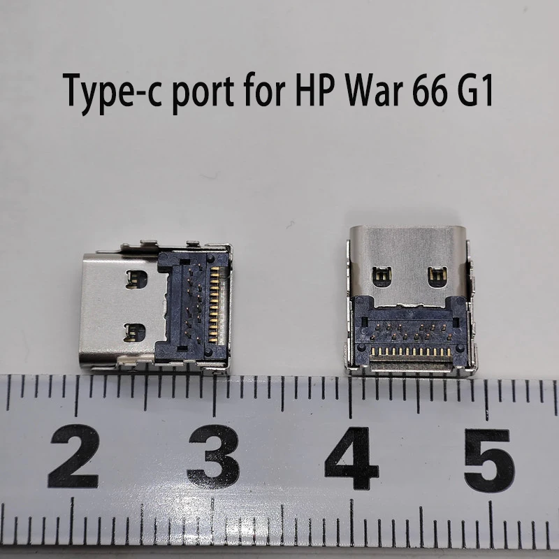 

2-5pcs 24pin Type C Female USB Connector For HP War 66 G1 Laptop Power Socket Type-C Built-in Tail Plug Female Charging Port