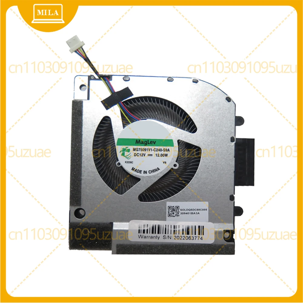 Laptop Cooling Fan MG75091V1-C240-S9A MG75091V1-C250-S9A DC12V 12.00W 4PIN RTX30 2021 New