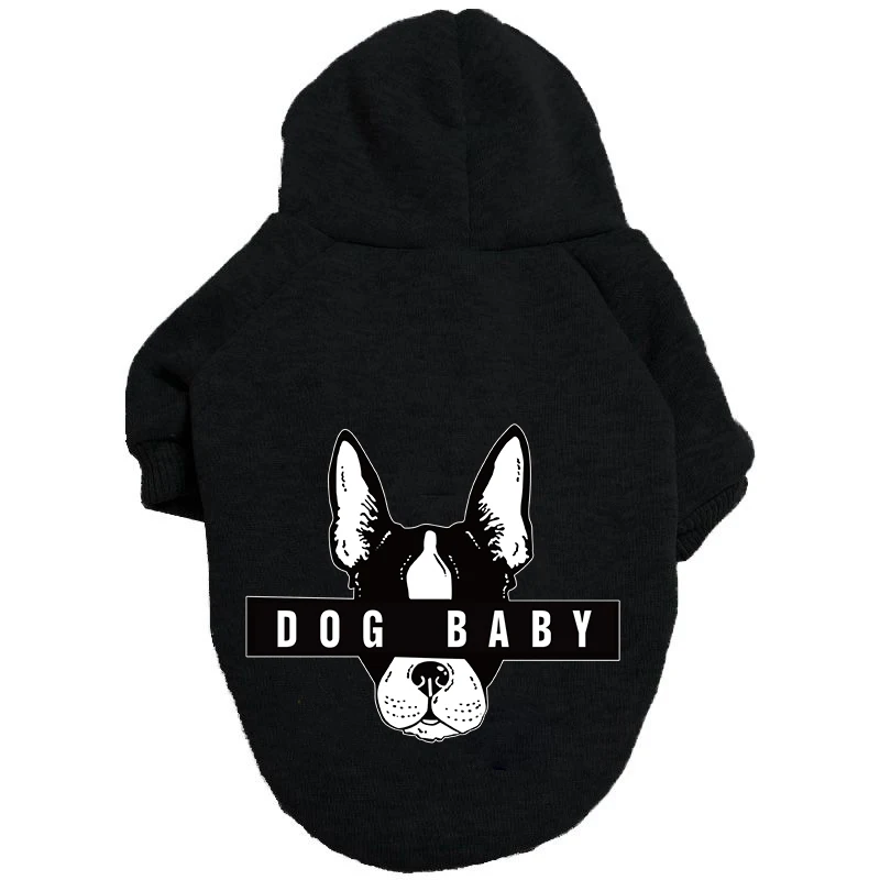 Dog Winter Hooded Sweatshirt for Small and Medium Doggy Pet Coat Puppy Cat Jacket Clothes Chihuahuas French Bulldog Costume