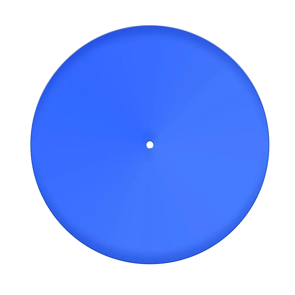 for durable Turntable Slip Mat Reduce Splashy Sound Middle Label Sag Njoyable Listening 12 Inch for acrylic Clearer Listening