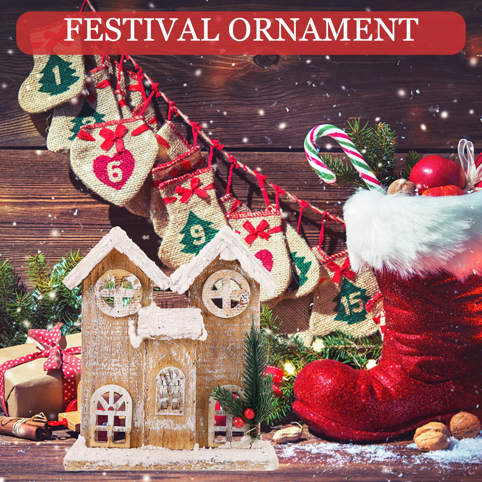 

Christmas Luminous Decor Xmas Night Light nament Mini Model Gift Idea Eco Friendly Bedroom