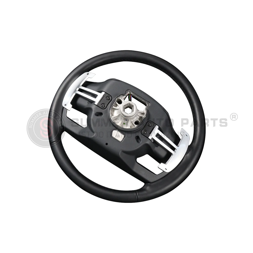 ملحقات السيارة الداخلية عجلة قيادة السيارة الجلدية لسيارة رينج روفر 13-17 ترقية إلى 2023 رينج روفر