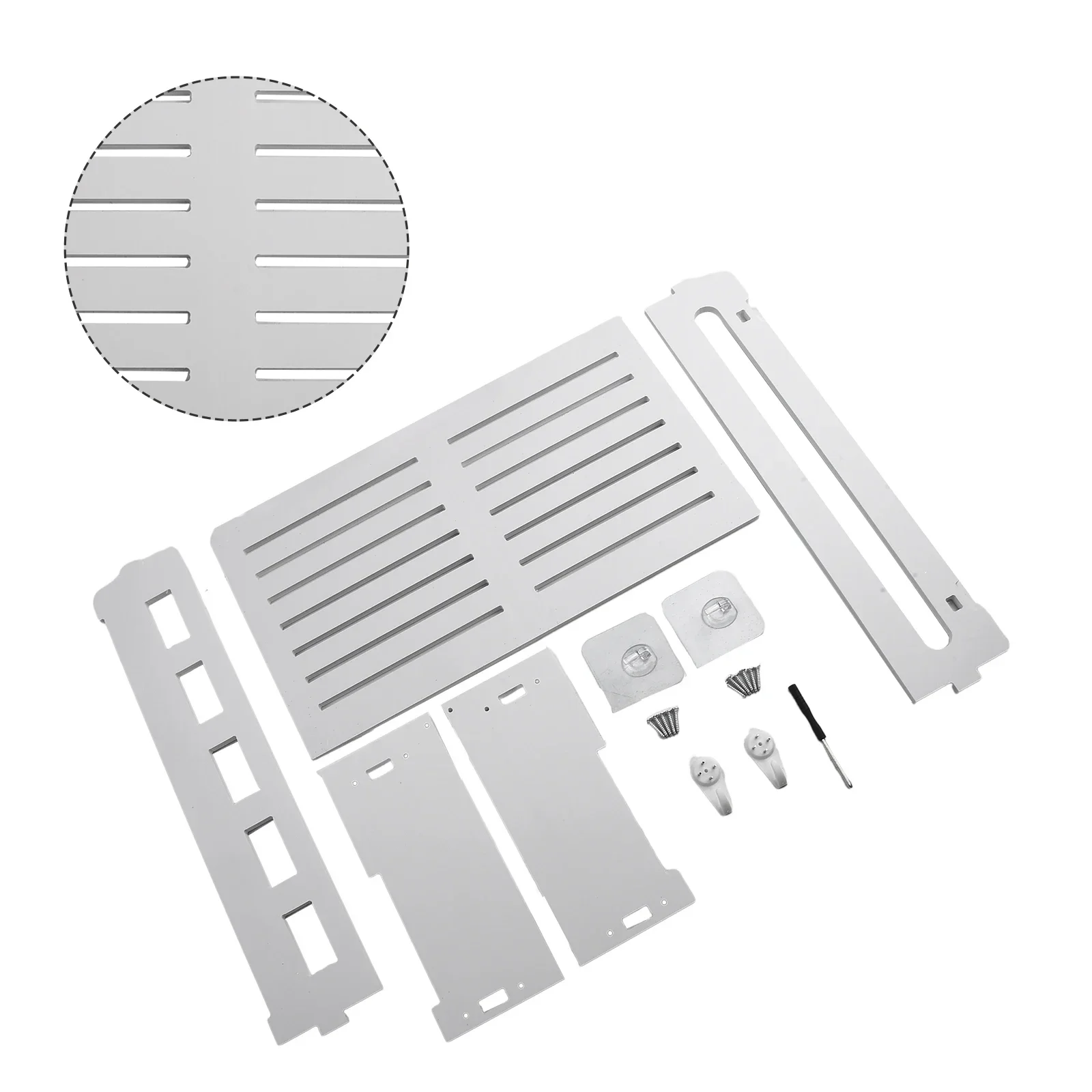 

For WiFi Router Living Room Storage Wall-Mounted Router Shelf Home Office Living Room Heat Dissipation Simple And Elegant