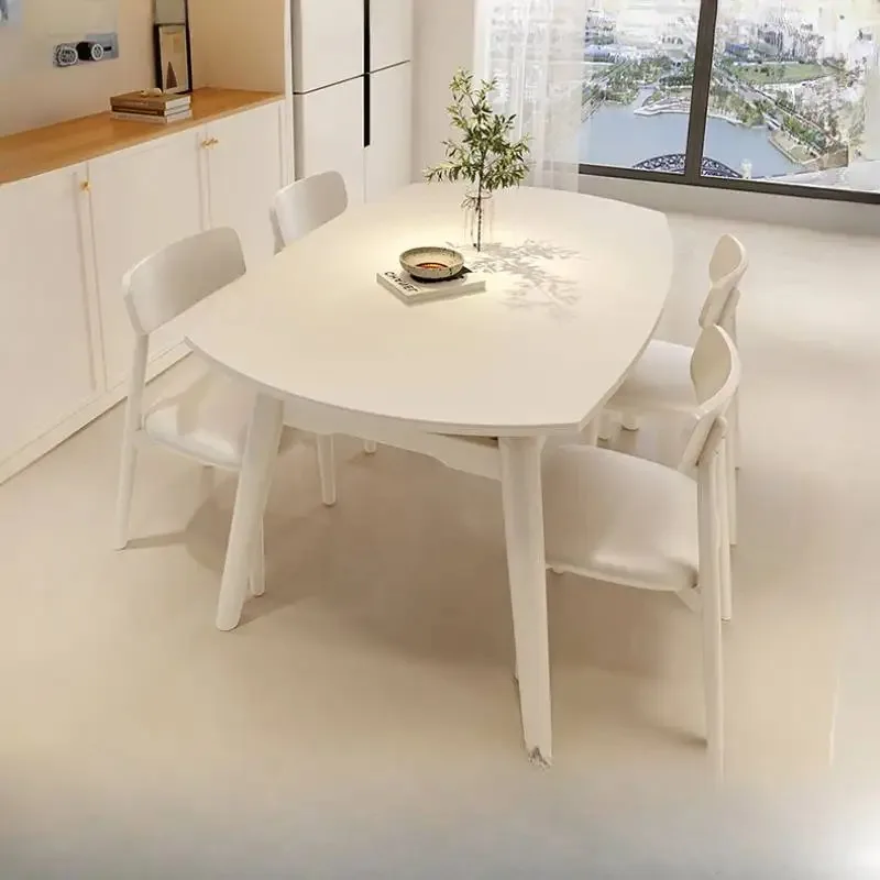 الإبداعية فريدة من نوعها طاولة طعام المنظم دراسة الحدث الفاخرة طاولة طعام المطبخ الشمال جولة Mesas دي Comedor الأثاث العصري