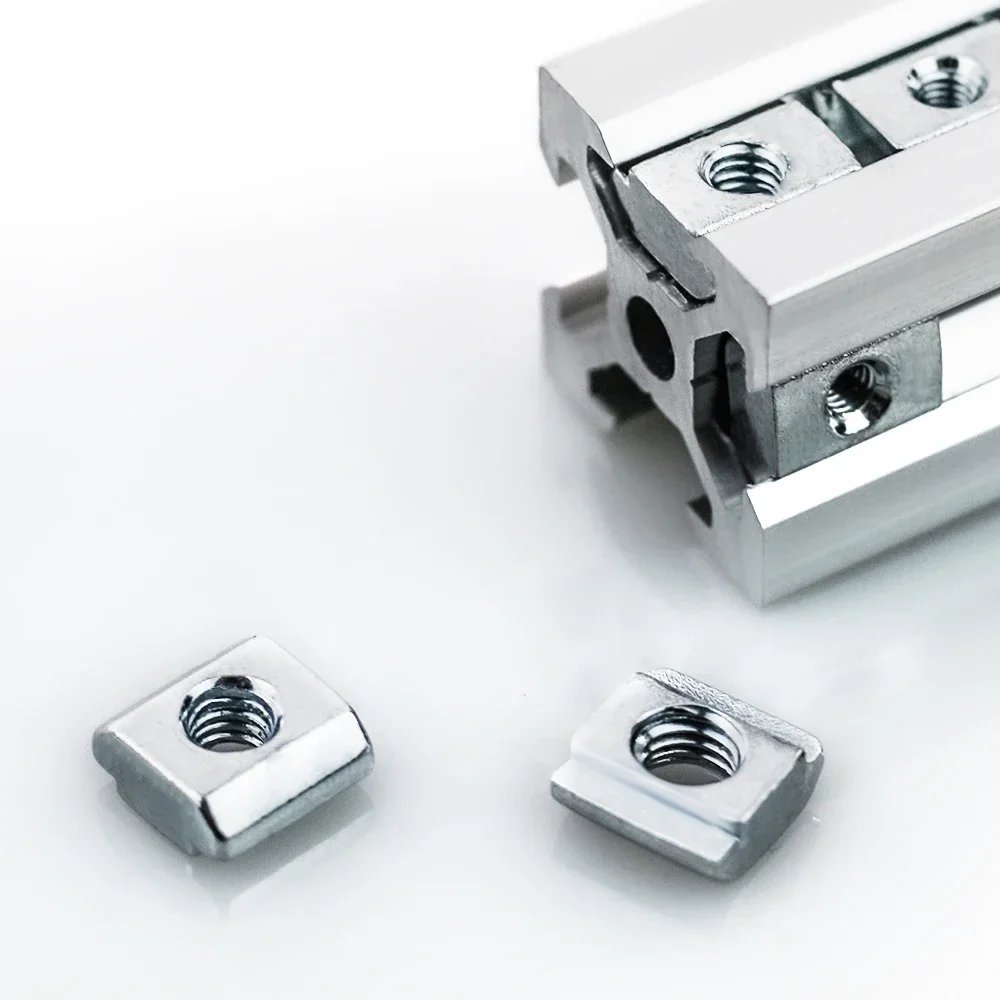 20 Buah/Lot 30 Seri Slot M3 M4 M5 M6 T Blok Persegi Geser T-nut Mur Palu untuk Pengikat Profil Aluminium 2020