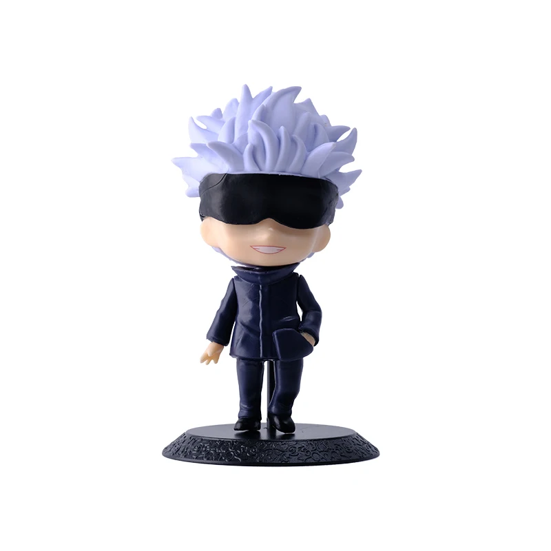 12 pz/set Q versione Jujutsu Kaisen Itadori Yuji Okkotsu Yuta Geto Suguru Satoru Gojo PVC Figure Toys Anime Kawaii Model Dolls