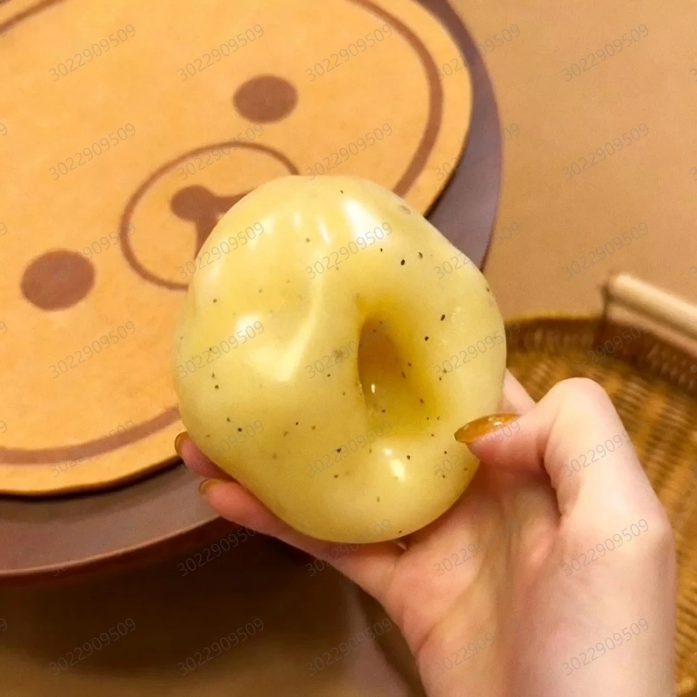 Kartoffelpüree-Slushie-Stressball, Schnee-Eis-Quetschball, Minze-Wassermelonen-Formbarer Squeeze-Ball, ASMR Anti-Stress-Fidget-Spielzeug für Erwachsene – Detail 3