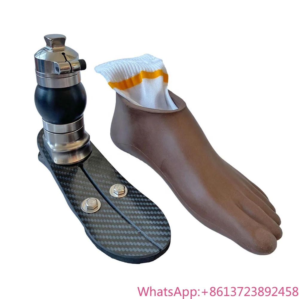 

Customized 28cm High Ankle Carbon Fiber Elastic Foot Prosthetic Prosthetic Limb Leg for Implants Interventional Materials