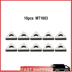 10pcs MT1603 CNC Turning Tool Holder Tool Holder Triangular Wedge Accessories Flipper Herramientas Ferramentas Navaja
