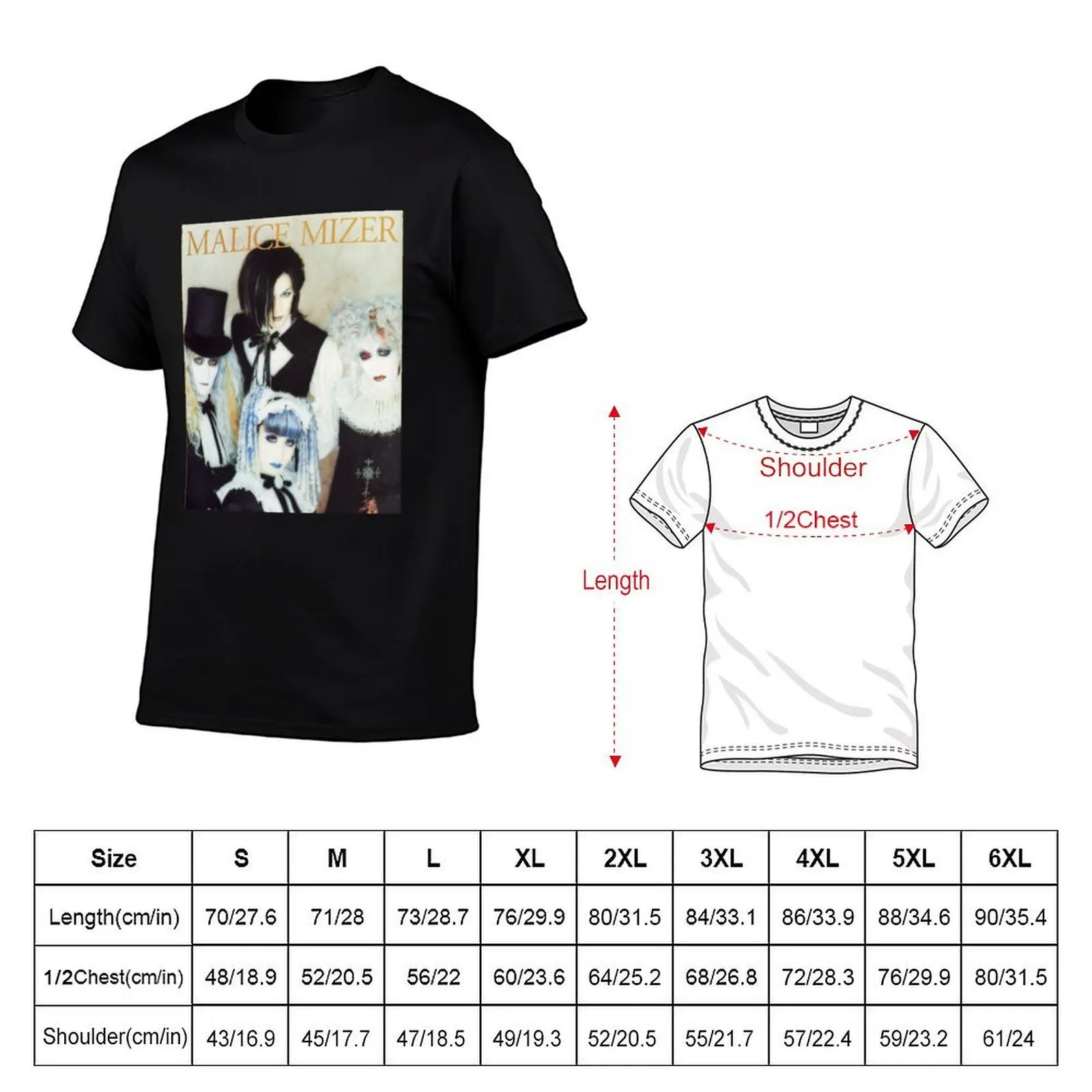 Malice Mizer T-Shirt essential t shirt t shirts for man cotton funny T-Shirt