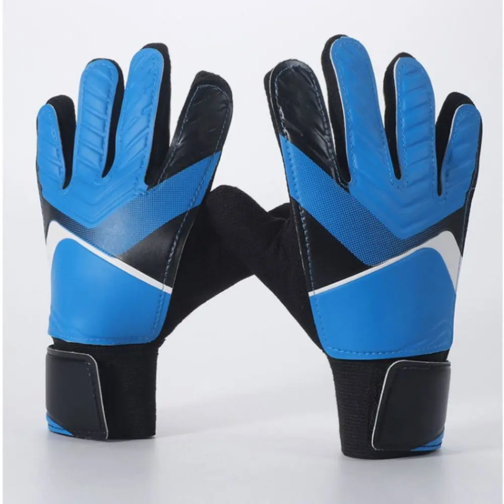 

PU Children Goalie Gloves Wear Resistant Breathable Football Goalkeeping Gloves Handguard Latex Kids Goalkeeper Gloves Kids