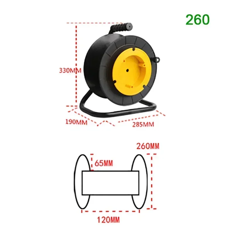 Mobile Cable Reel Optical Fiber Empty Disk Fiber Optic Cable Tray Various Types of Wire and Cable Reels