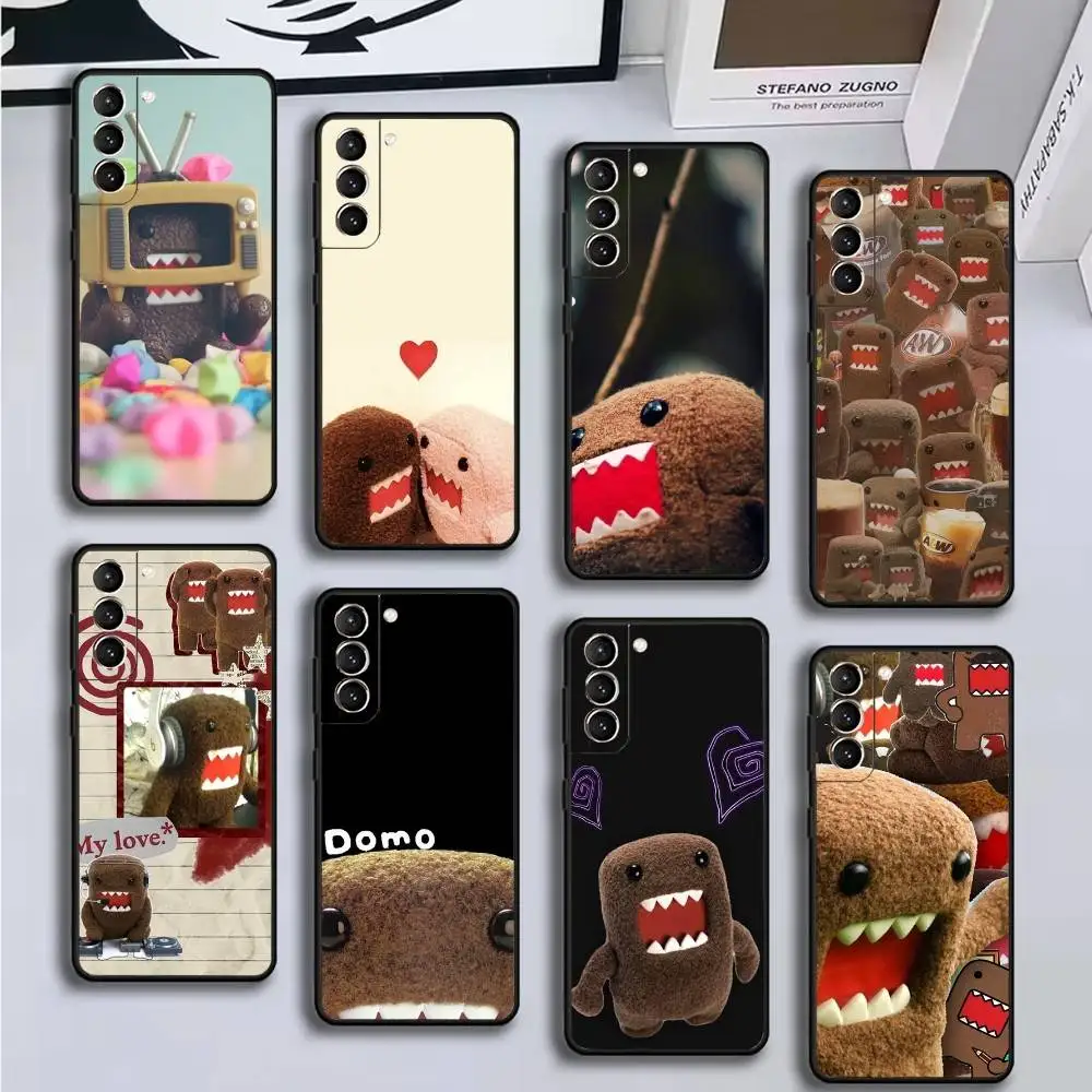 

Cute D-Domo-kun Phone Case For Samsung GalaxyA13,21s,22,31,32,52,53,71,72,73,Soft Black Cover